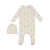 POUF 2PC NAUTICAL GRAPHIC FOOTIE